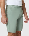 Meadow Twill Short modeled with a white tucked-in T-shirt.