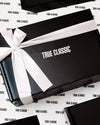 Gift Box with TRUE CLASSIC branded packaging.