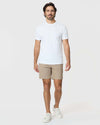 7" Khaki Classic Twill Shorts
