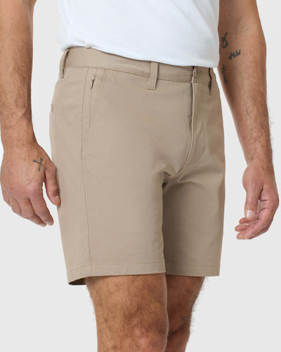 7" Classic Twill Shorts - Khaki