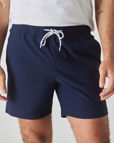 Navy Swim Trunk