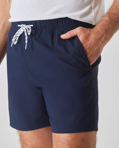 Navy Swim Trunk