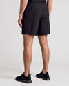 9 All Black Active Quick Dry Shorts 2-Pack, back view, knee-length.