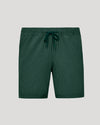 7 Marine Spruce Seersucker Swim Trunks with elastic waistband, drawstring, and pockets.