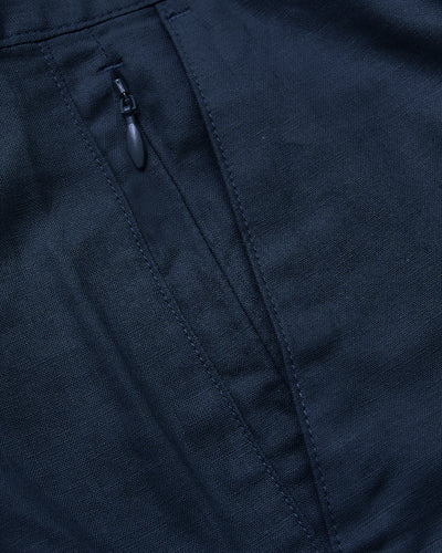 7" Linen Shorts - Navy
