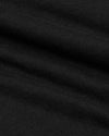 Close-up of black fabric with visible texture