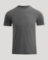 Gray t-shirt on a light gray background