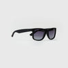 Copy Of Classic Polarized Sunglasses with black wayfarer frame, tinted lenses.