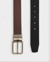 Brown Black 2 In 1 Casual Belt