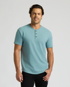 Heavyweight Curved Hem Henley 3-Pack