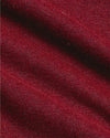 Boys' Classic Long Sleeve, burgundy knit fabric detail with seam.
