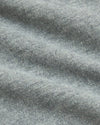 Boys' Heather Gray Classic Long Sleeve Crew Neck fabric close-up.