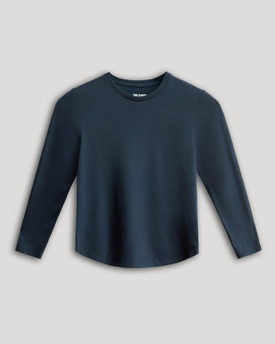 Boys' Long Sleeve Crew - Navy