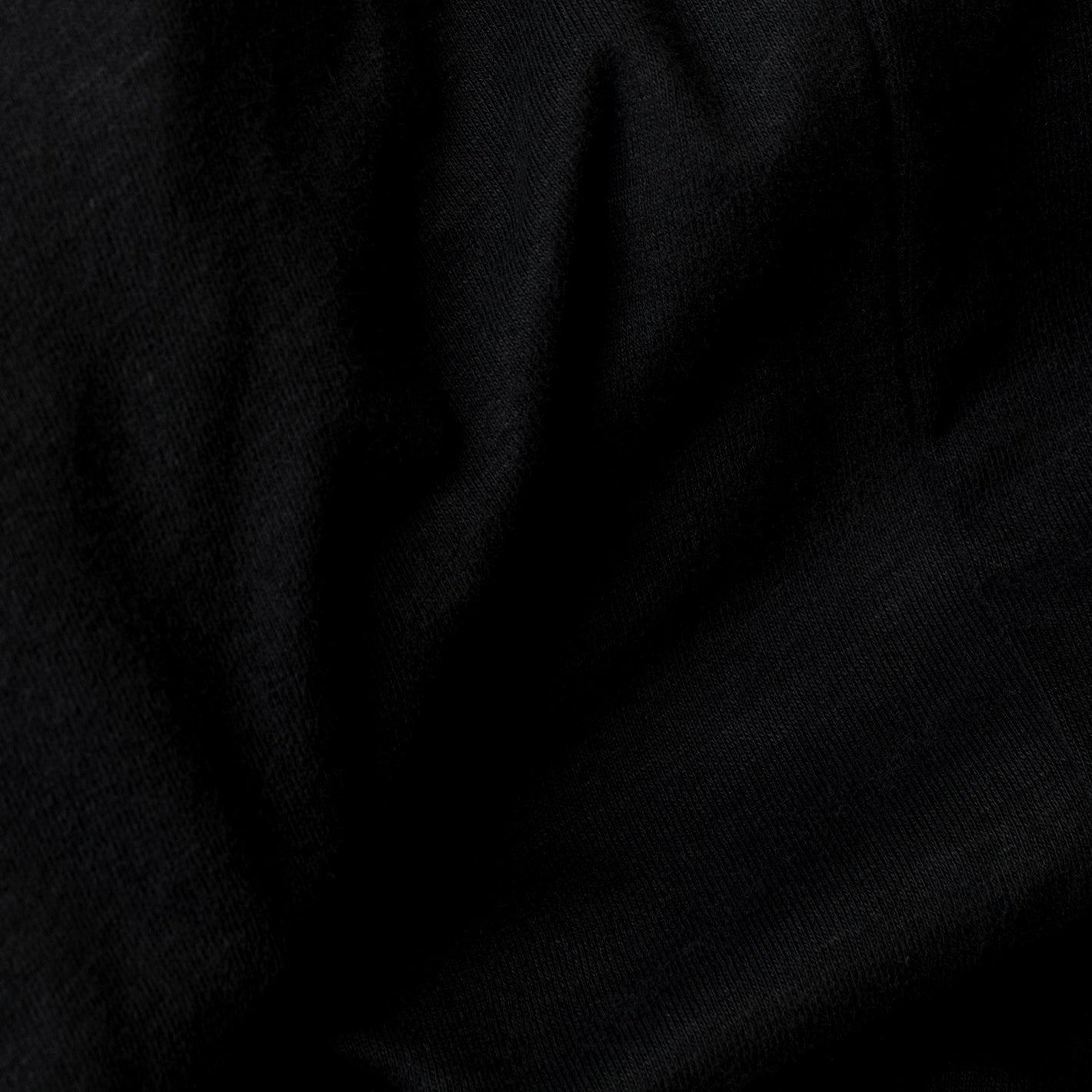 Standard 3-Pack close-up, showcasing black fabric's knit texture and folds.