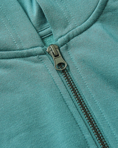 Girls Cropped Zip Hoodie
