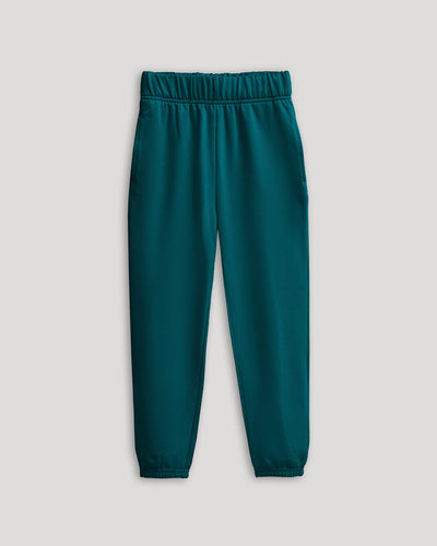 Girls Relaxed Joggers - Deep Emerald