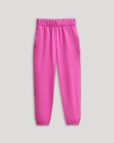 Girls Electric Fuchsia Relaxed Joggers