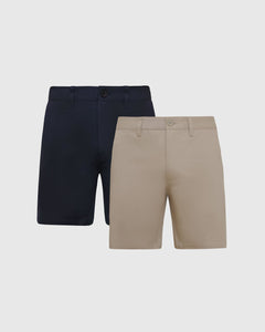 True Classic7" Twill Shorts Essential 2-Pack