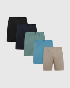 True Classic7" Twill Shorts Everyday 5-Pack