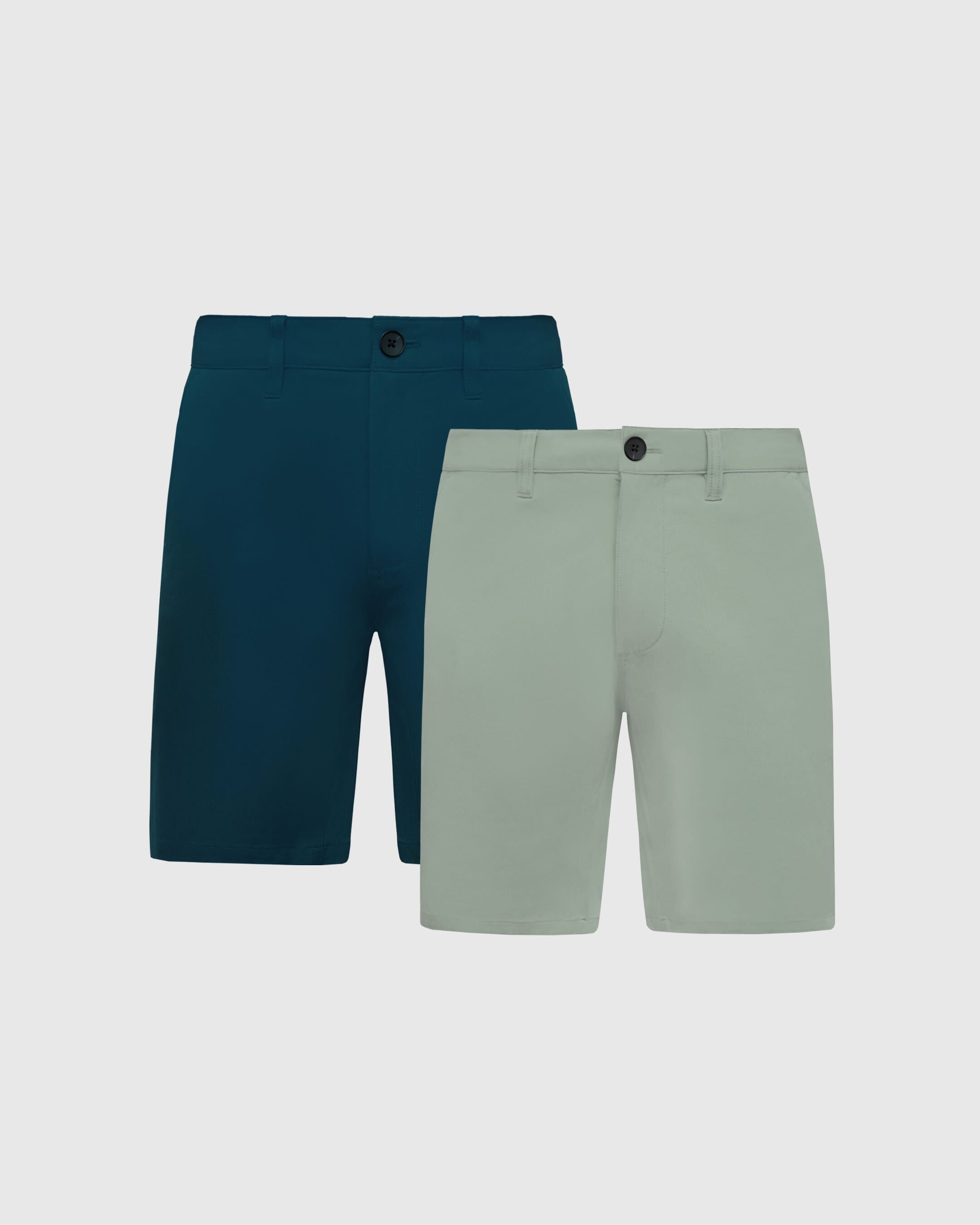 9" Twill Shorts Color 2-Pack