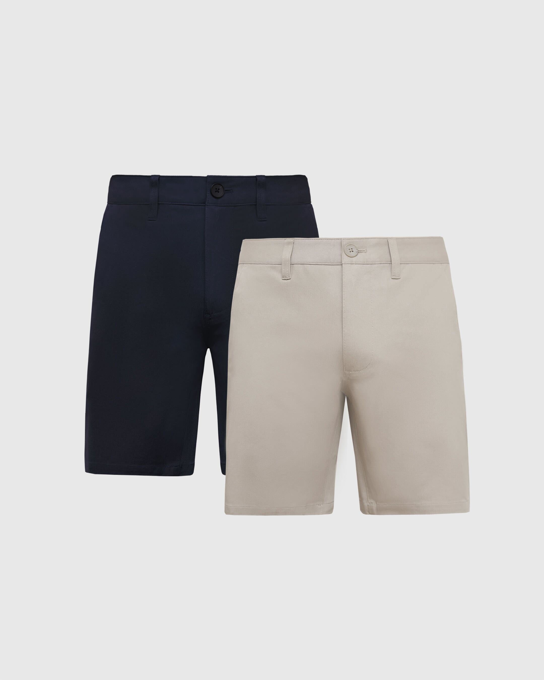 9" Twill Shorts Essential 2-Pack