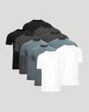 Active Crew 10-Pack of crew-neck t-shirts arranged in a fan.