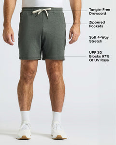 True ClassicCharcoal Heather Gray Active Comfort Shorts