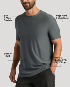 True ClassicCarbon Active Crew Neck Tee