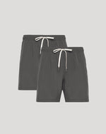 7" All Carbon Active Quick Dry Shorts with Liner 2-Pack