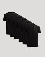 All Black Heavyweight Pocket Crew 6-Pack