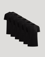 All Black Tall Heavyweight Pocket Crew 6-Pack