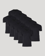 All Black Classic V-Neck 10-Pack