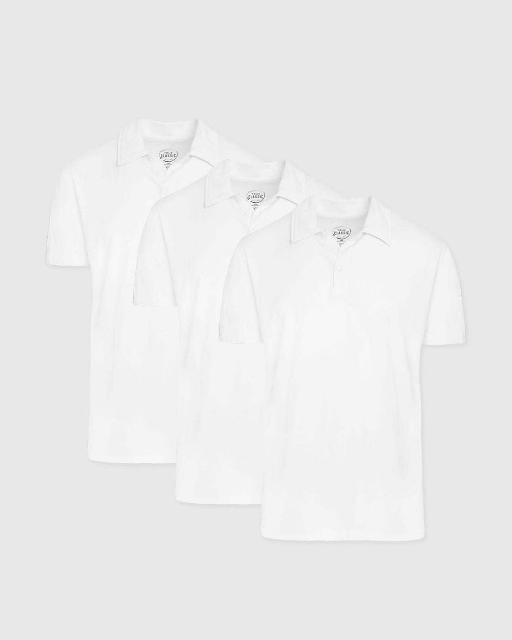 All White Polo 3-Pack