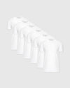 True Classic Men’s Tall Straight Hem Crew Neck T-Shirt multipack display.