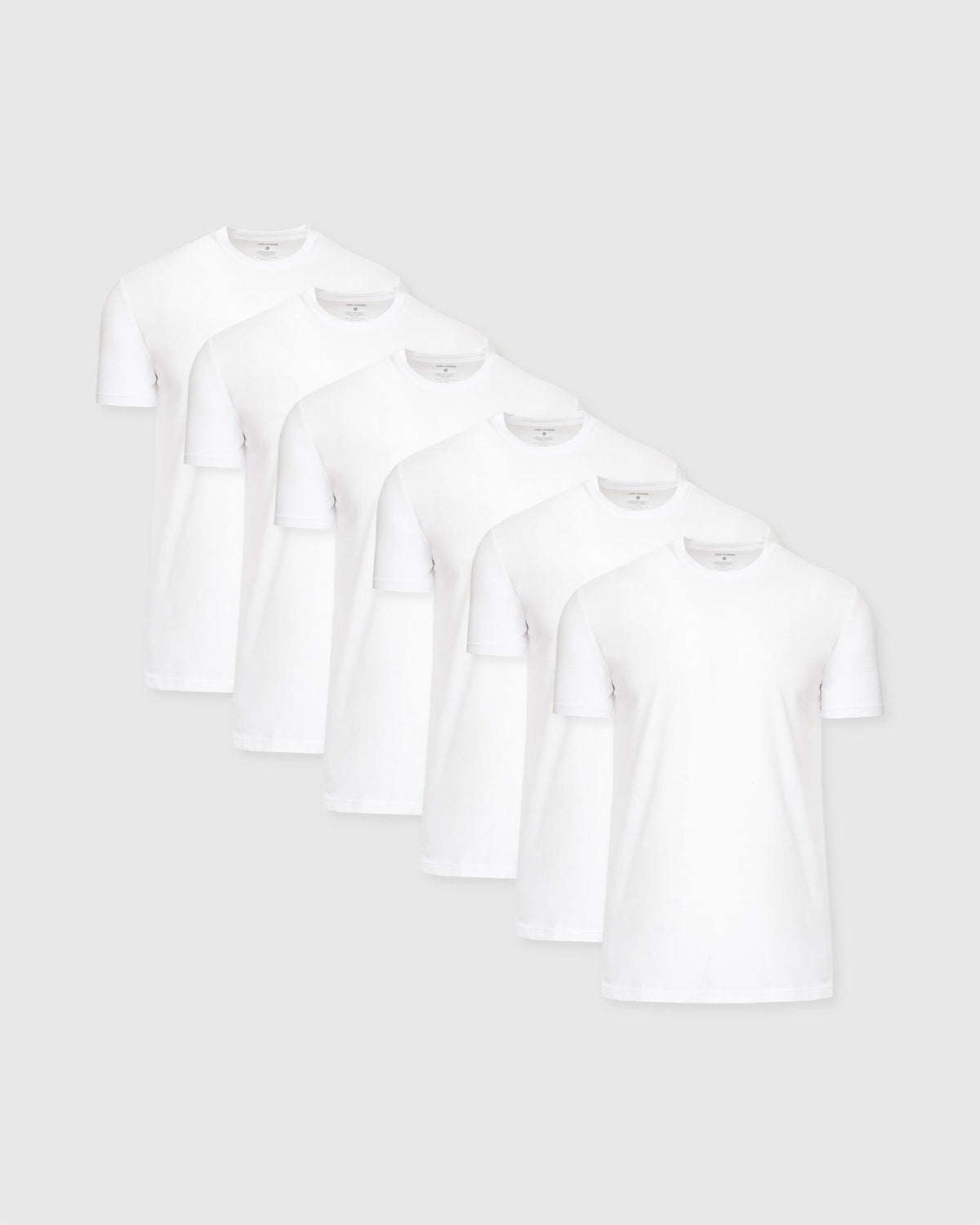 True Classic Men’s Tall Straight Hem Crew Neck T-Shirt multipack display.