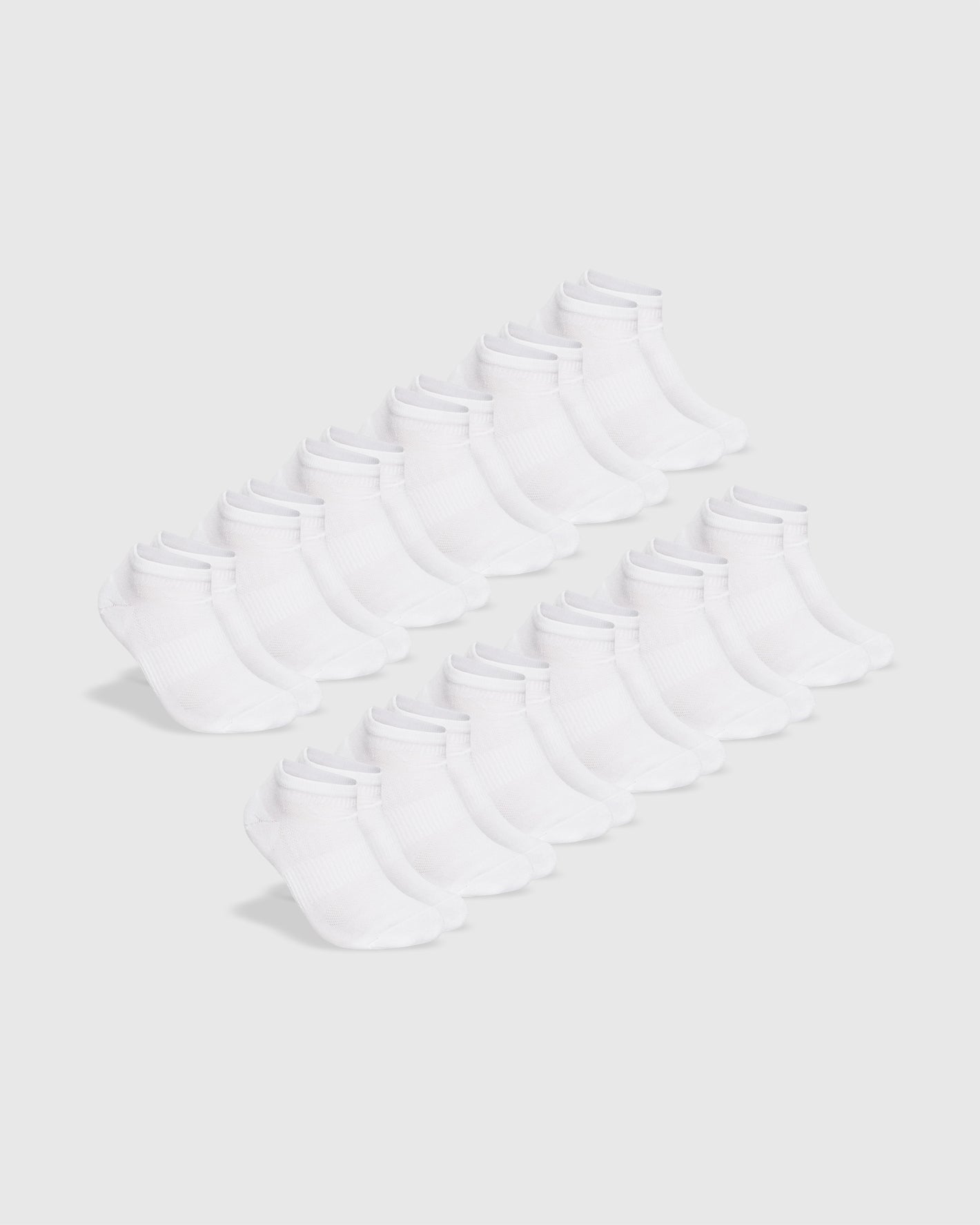 White Ankle Socks 12-Pack