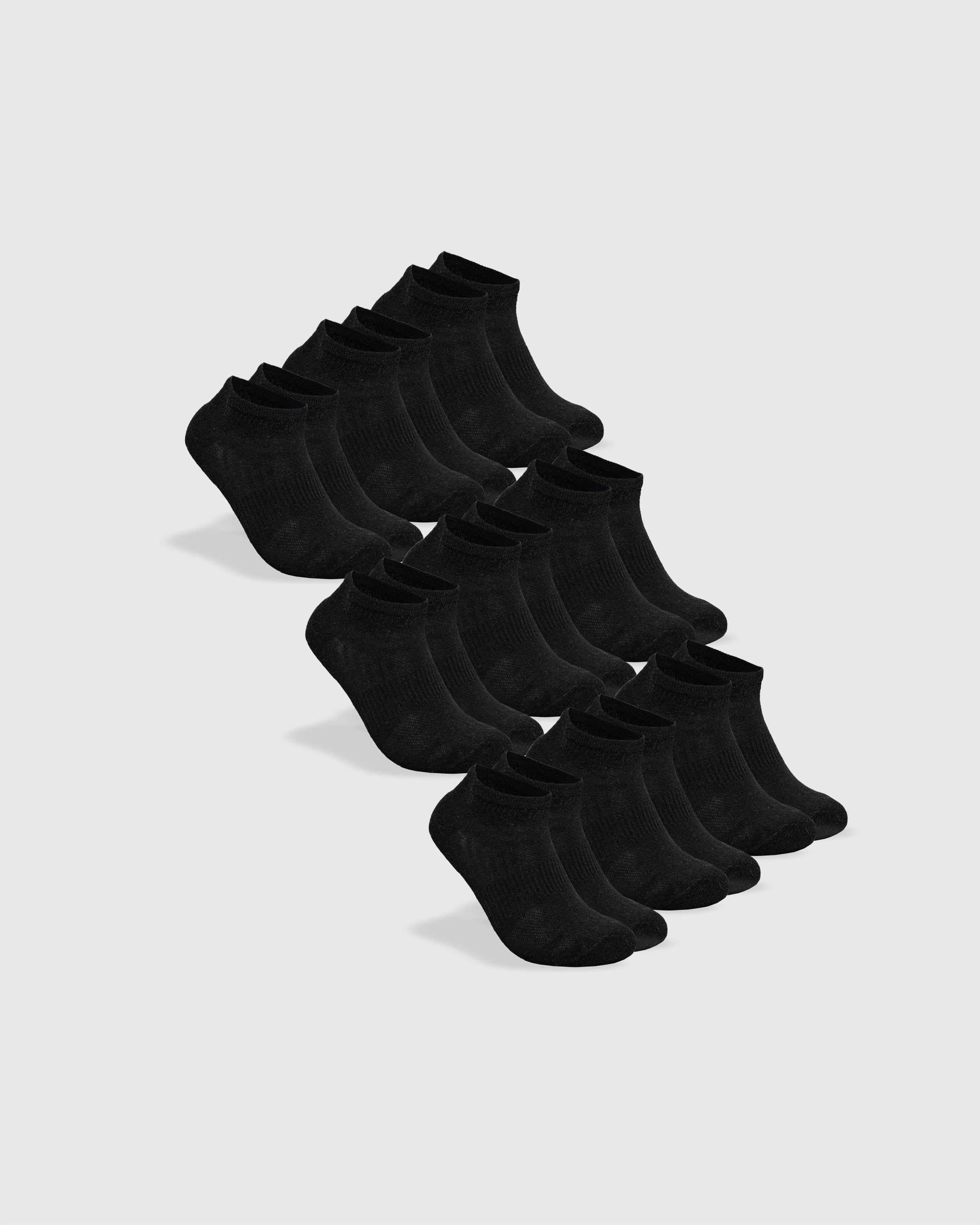 Black Ankle Sock 9-Pack