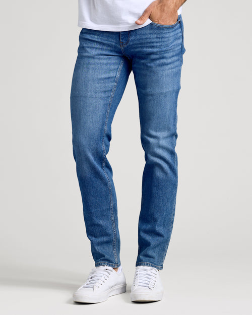 Medium Indigo Wash Medium Indigo Wash Slim Authentic Denim Jeans