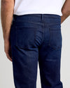Indigo Rinse Straight Authentic Denim Jeans