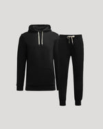 Black Tall Fleece Pullover Hoodie & Joggers 2-Pack