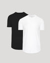 True Classic Men’s Classic Crew Neck T-Shirt 2-Pack, showcasing premium comfort fit.