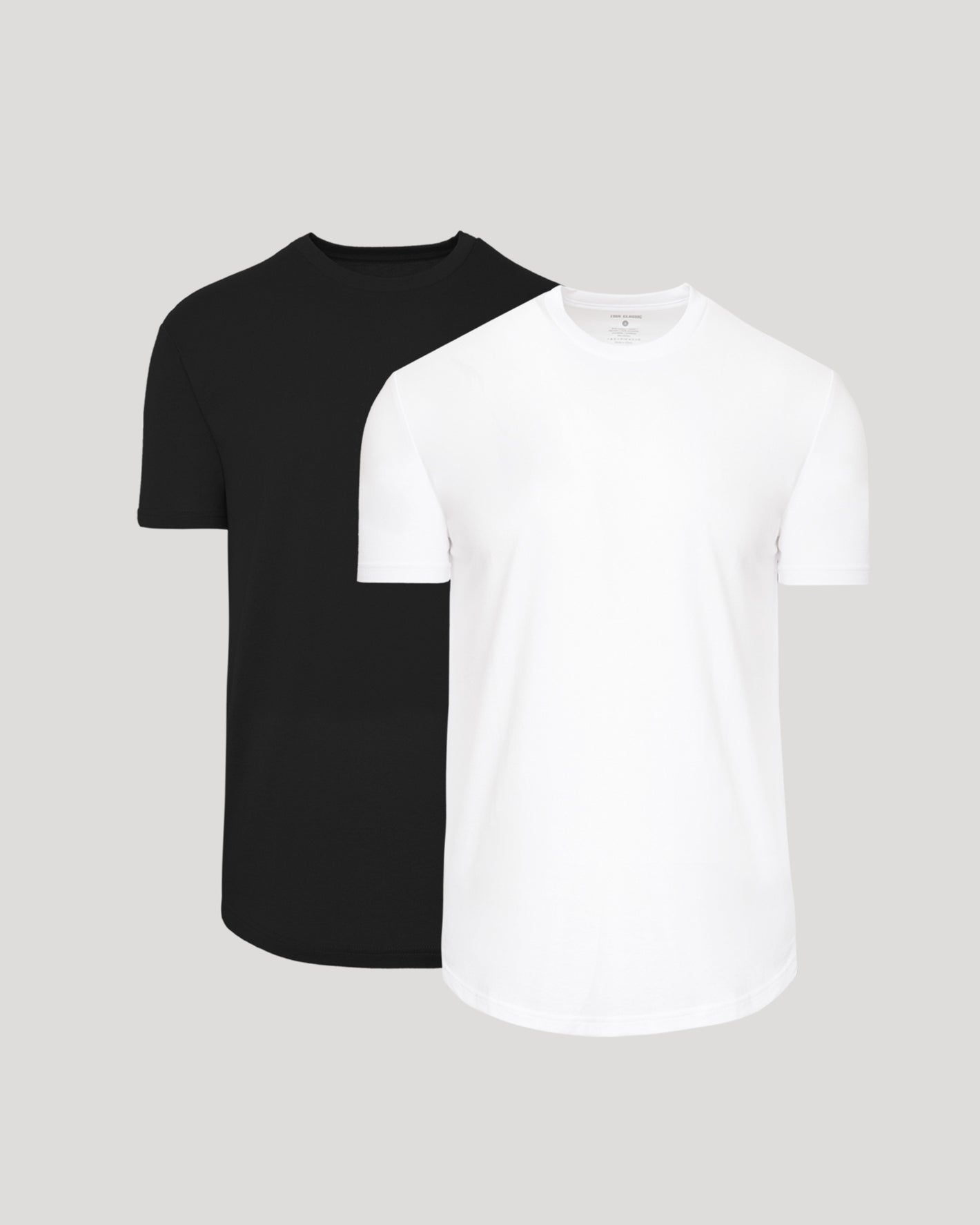 True Classic Men’s Classic Crew Neck T-Shirt 2-Pack, showcasing premium comfort fit.