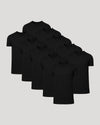 Men's Tall Classic V-Neck T-Shirt multipack display, staggered arrangement.