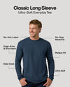 Men’s Classic Long Sleeve Ultra-Soft Everyday Tee, Black Friday Flash Deal.
