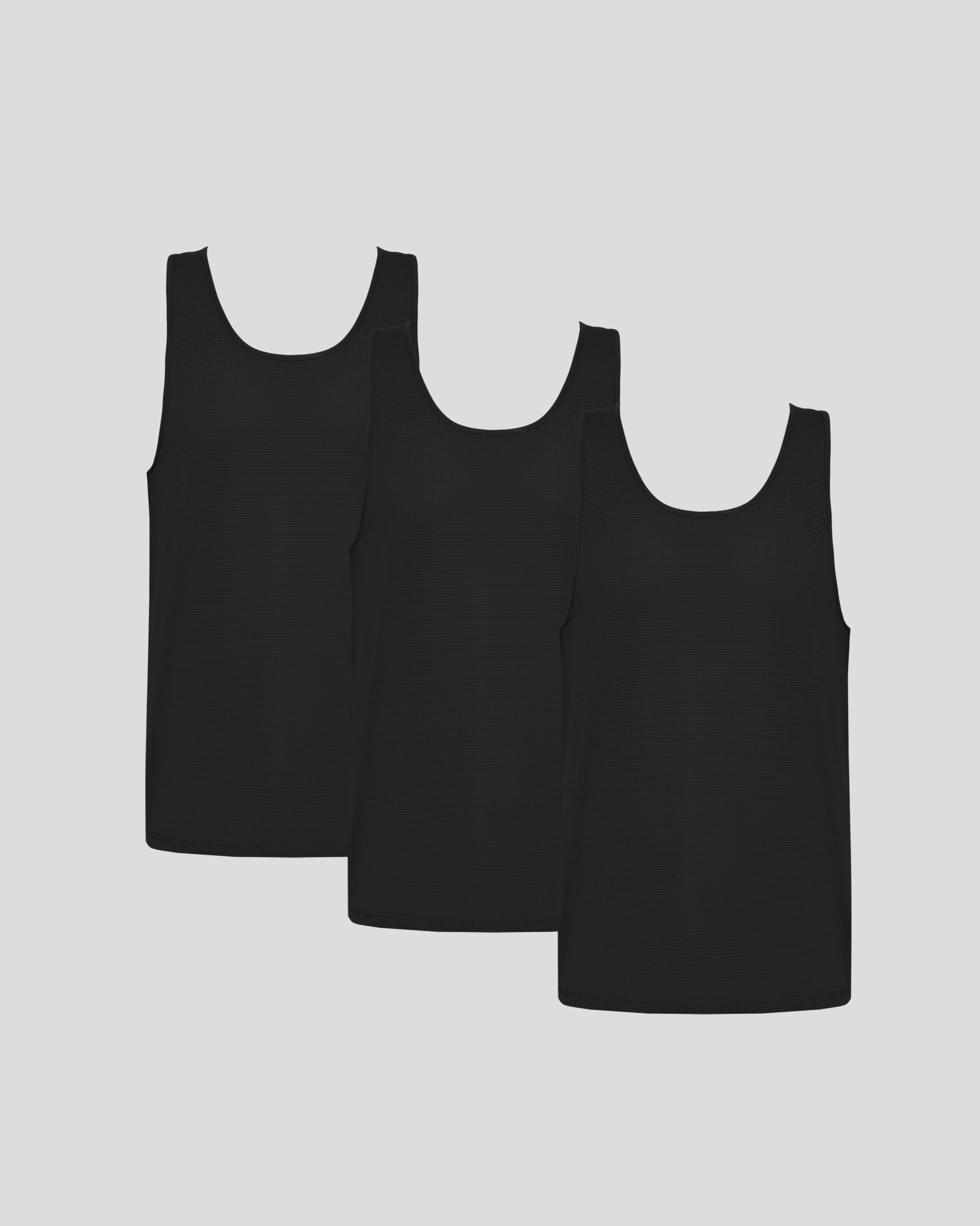 SLEEVELESS PLISSE TANK - BLACK main image 0