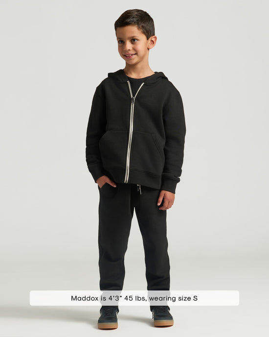 NEW ESSENTIALS BOYS FLEECE HOODIE - BEIGE
