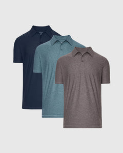 True ClassicVictorious Active Polo 3-Pack