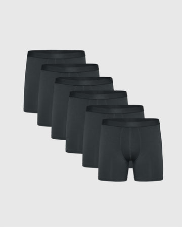 Carbon Boxer Briefs 6 Pack