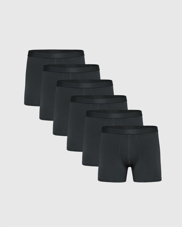 Carbon Boxer Trunks 6 Pack