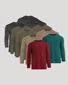 Classic Long Sleeve Crew Neck 10-Pack